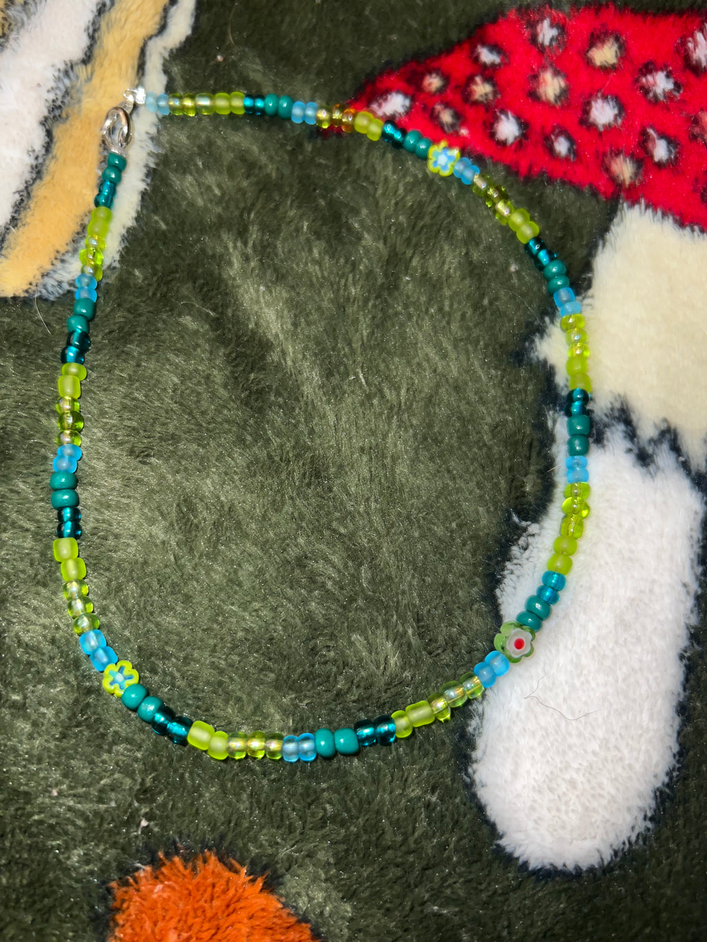 Flower Power Beaded Necklace